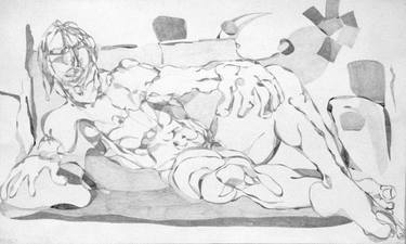 Original Nude Drawings by David Derr