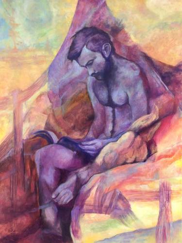Original Figurative Nude Paintings by David Derr