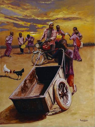 Print of Education Paintings by Abiodun Oyedele