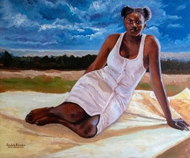 Original Women Painting by Abiodun Oyedele