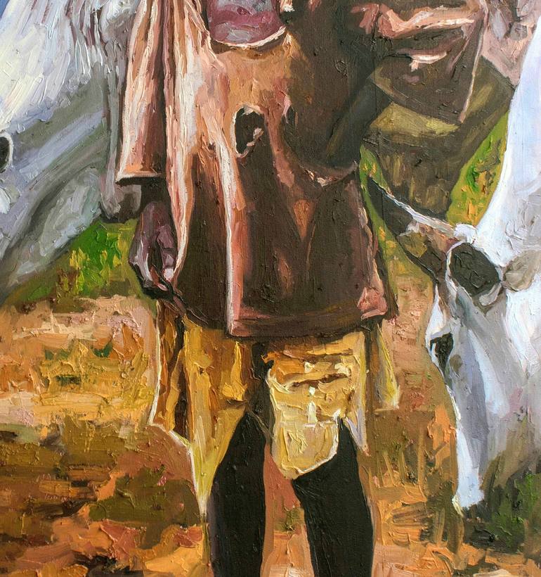 Original Landscape Painting by Abiodun Oyedele