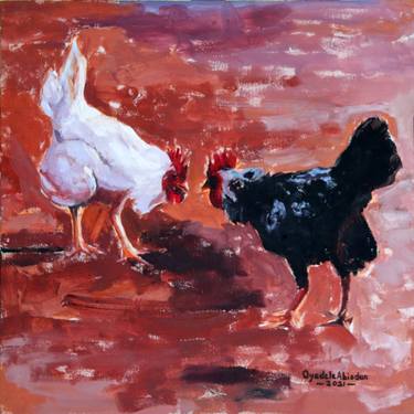 Print of Expressionism Animal Paintings by Abiodun Oyedele