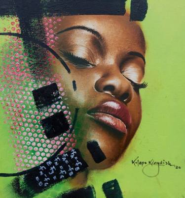 Original Realism Portrait Paintings by KOLAPO OBADIAH OLORUNYEMI