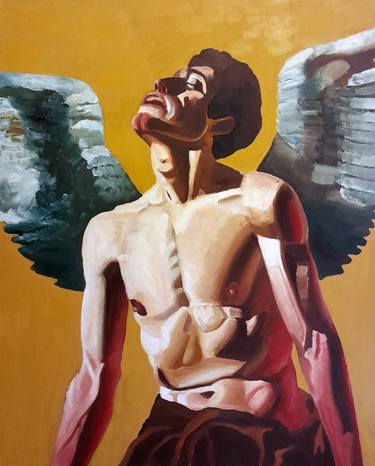 Original Figurative Religion Painting by Karamoush Է