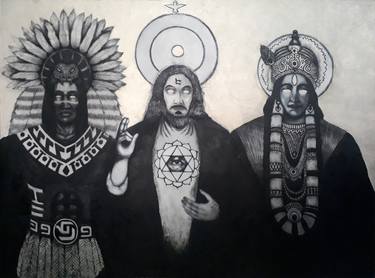Print of Religious Paintings by Karamoush Է