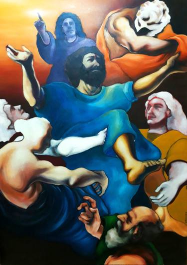 Original Fine Art Religious Paintings by Karamoush Է