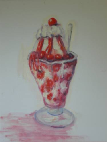 Original Food Painting by Mike Martin