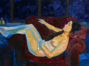 Print of Portraiture Nude Paintings by Anthony Galati