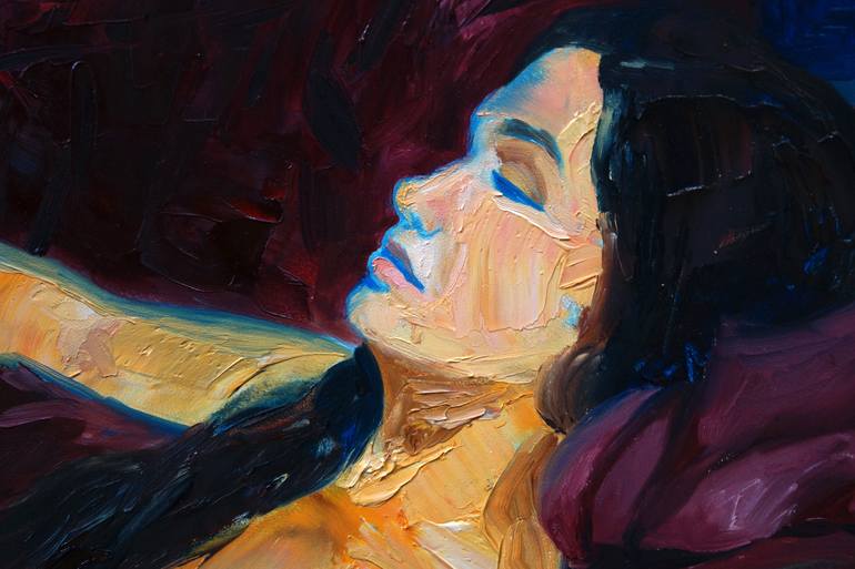 Original Portraiture Nude Painting by Anthony Galati