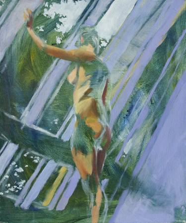 Original Abstract Expressionism Nude Paintings by Anthony Galati