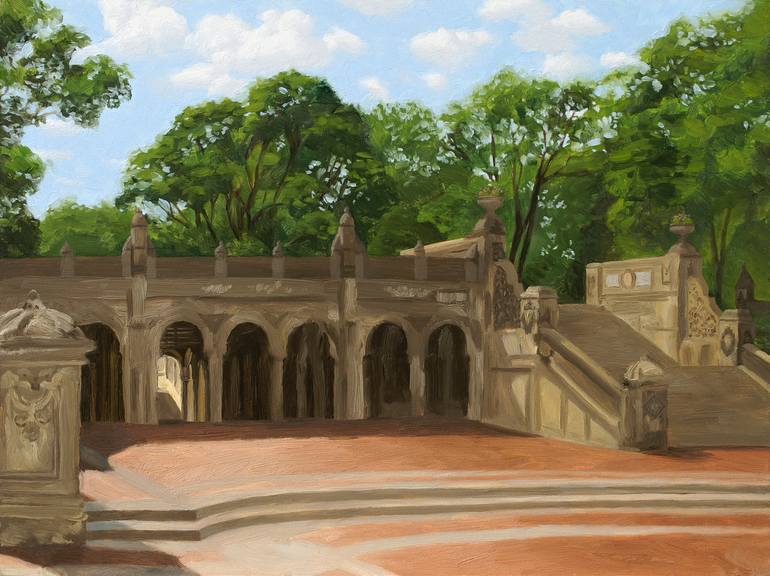 Print of Realism Landscape Paintings by Anthony Galati