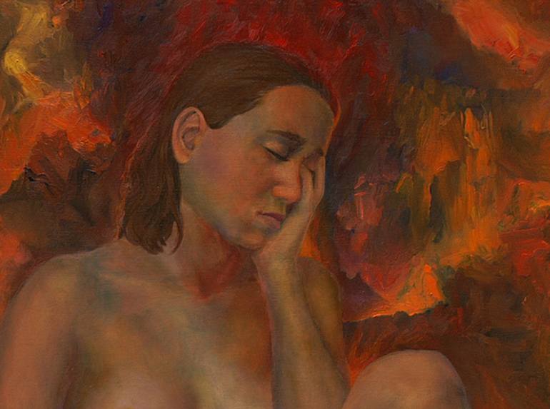 Original Realism Nude Painting by Anthony Galati
