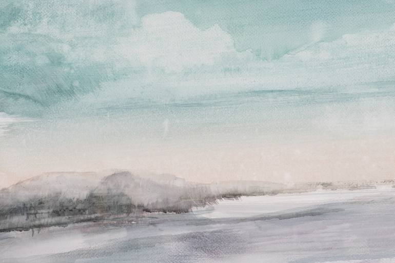 Original Abstract Landscape Painting by Krasi Todorov