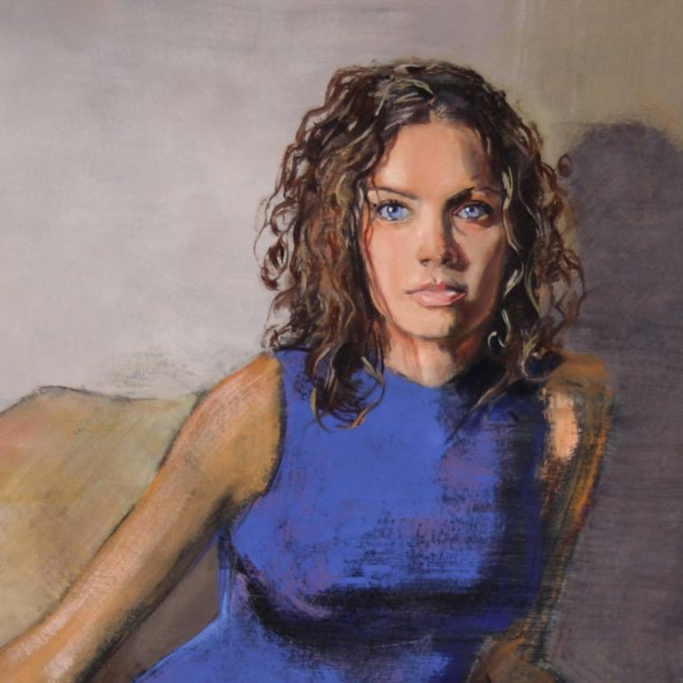 Original Figurative Women Painting by Matthew Davey