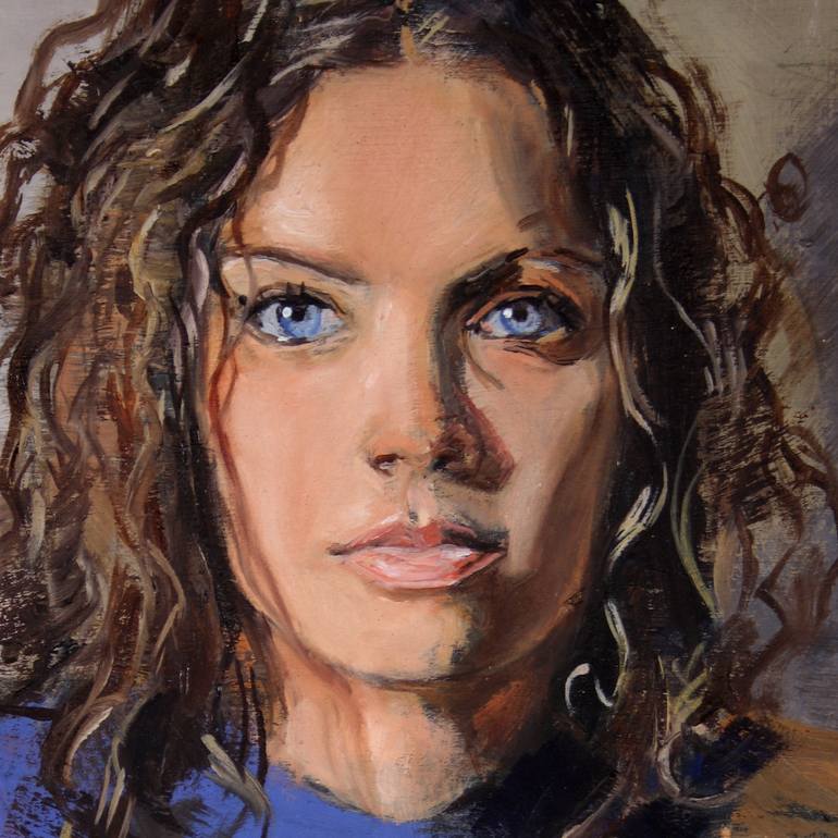 Original Figurative Women Painting by Matthew Davey