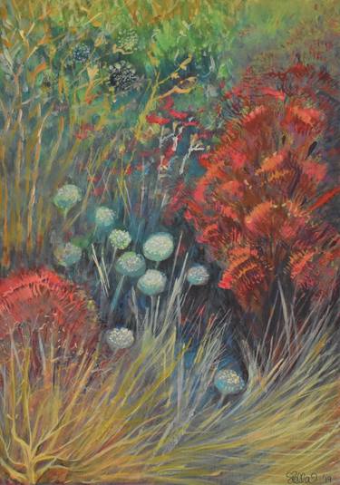 Original Impressionism Floral Paintings by Stella Sevastopoulos