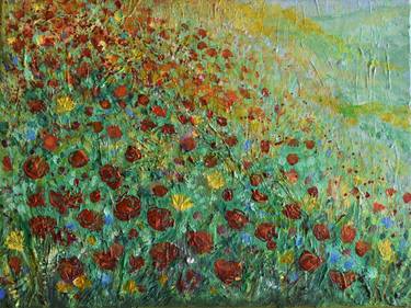 Print of Impressionism Floral Paintings by Stella Sevastopoulos