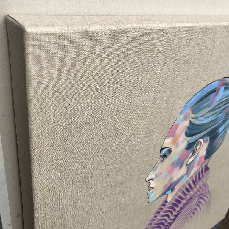 Original Figurative Women Painting by D J Jacobs