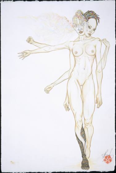 Original Nude Painting by Dave Besseling