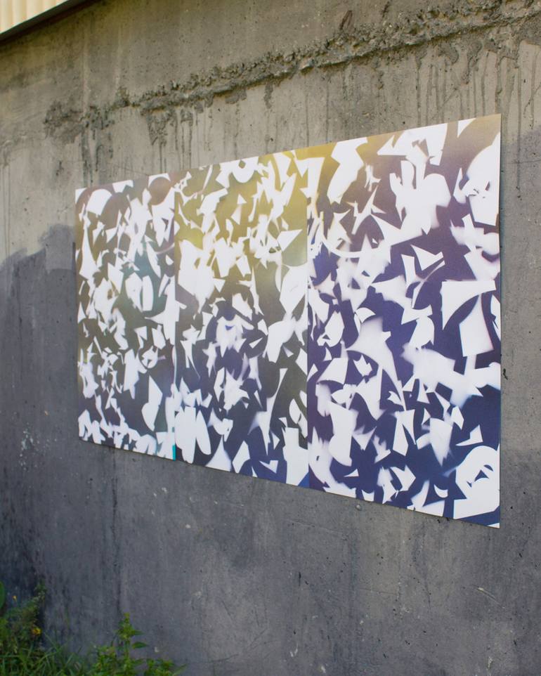 Original Abstract Expressionism Abstract Painting by Iván Guzmán