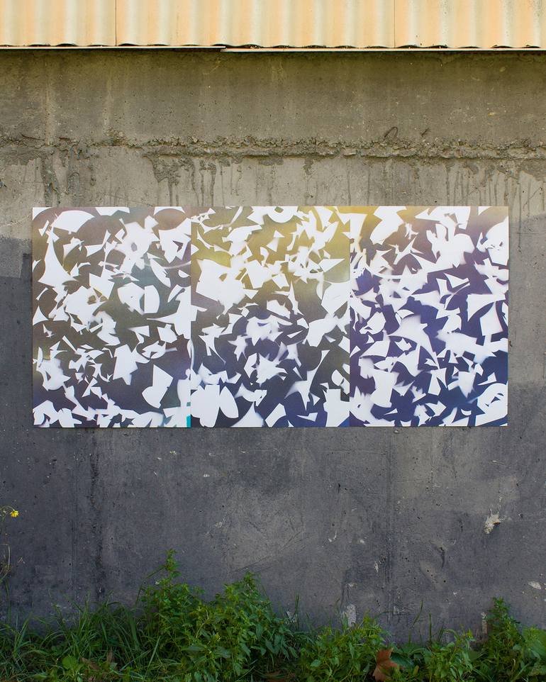 Original Abstract Expressionism Abstract Painting by Iván Guzmán
