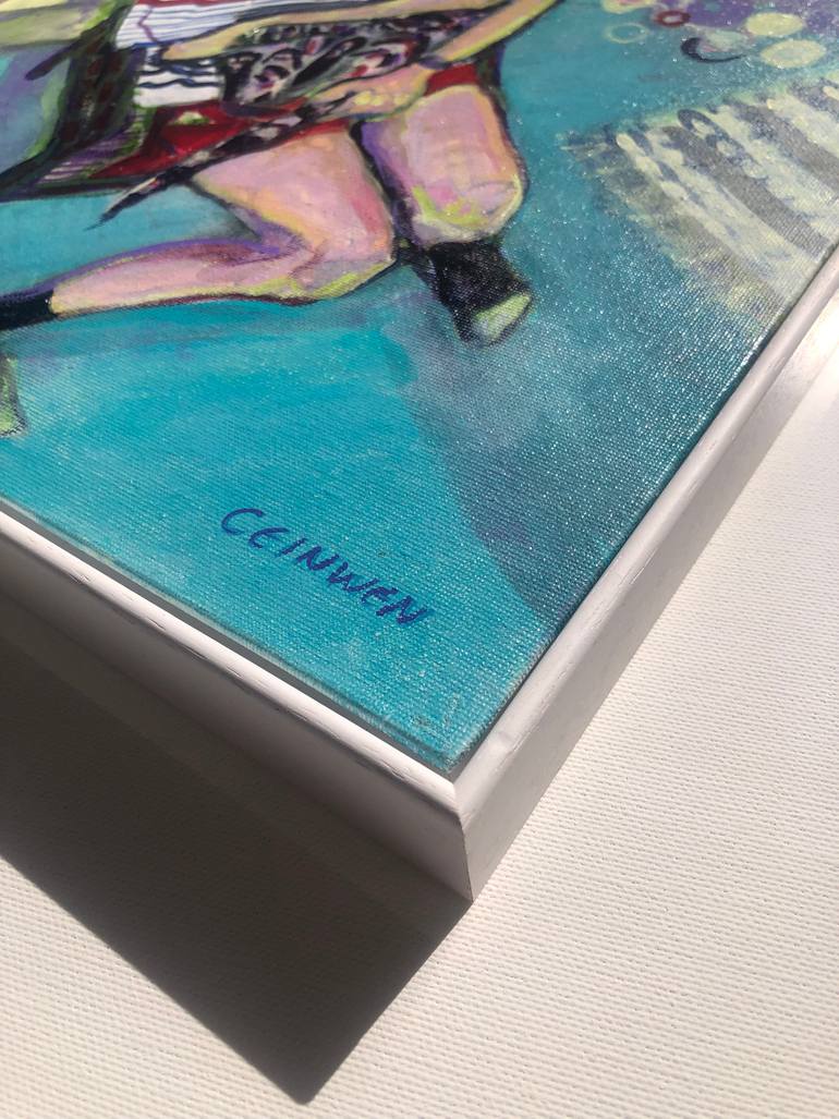 Original Contemporary Family Painting by Ceinwen Birrell