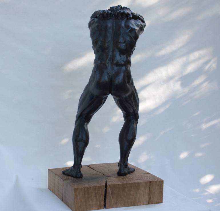 Original Figurative Nude Sculpture by Reinoud Stam