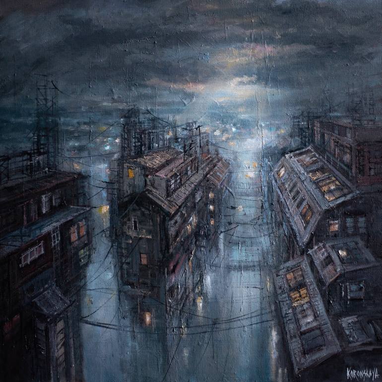 building-3-painting-by-anastasiya-koronskaya-saatchi-art