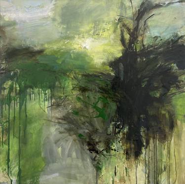 Original Abstract Expressionism Nature Painting by Addy Gardner