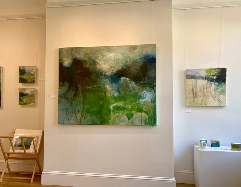 Original Abstract Expressionism Landscape Painting by Addy Gardner