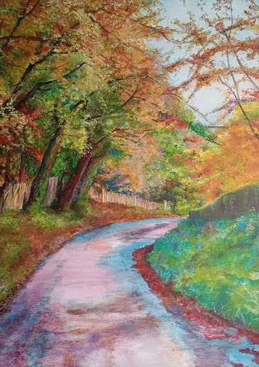 Original Impressionism Landscape Paintings by Nur Abdullah-Perkins