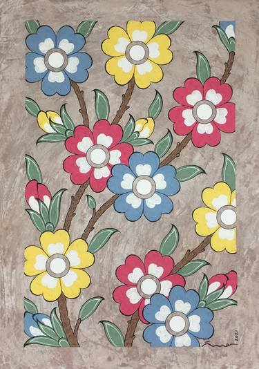 Original Floral Paintings by Ömer Şen