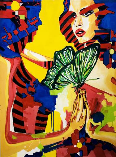 Print of Pop Art People Paintings by Shiva Tamara