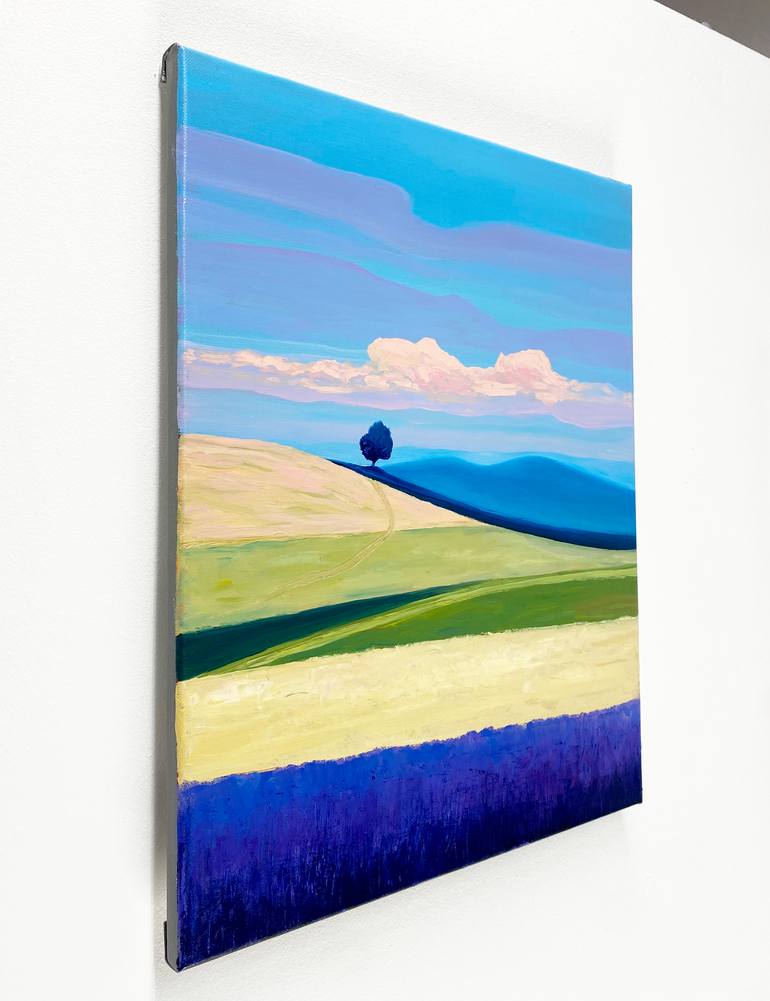Original Abstract Landscape Painting by Olga Gamy