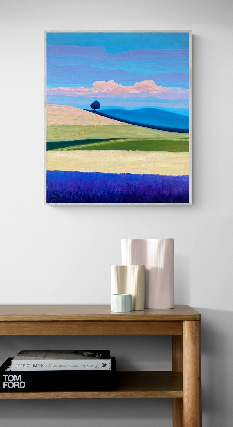 Original Abstract Landscape Painting by Olga Gamy
