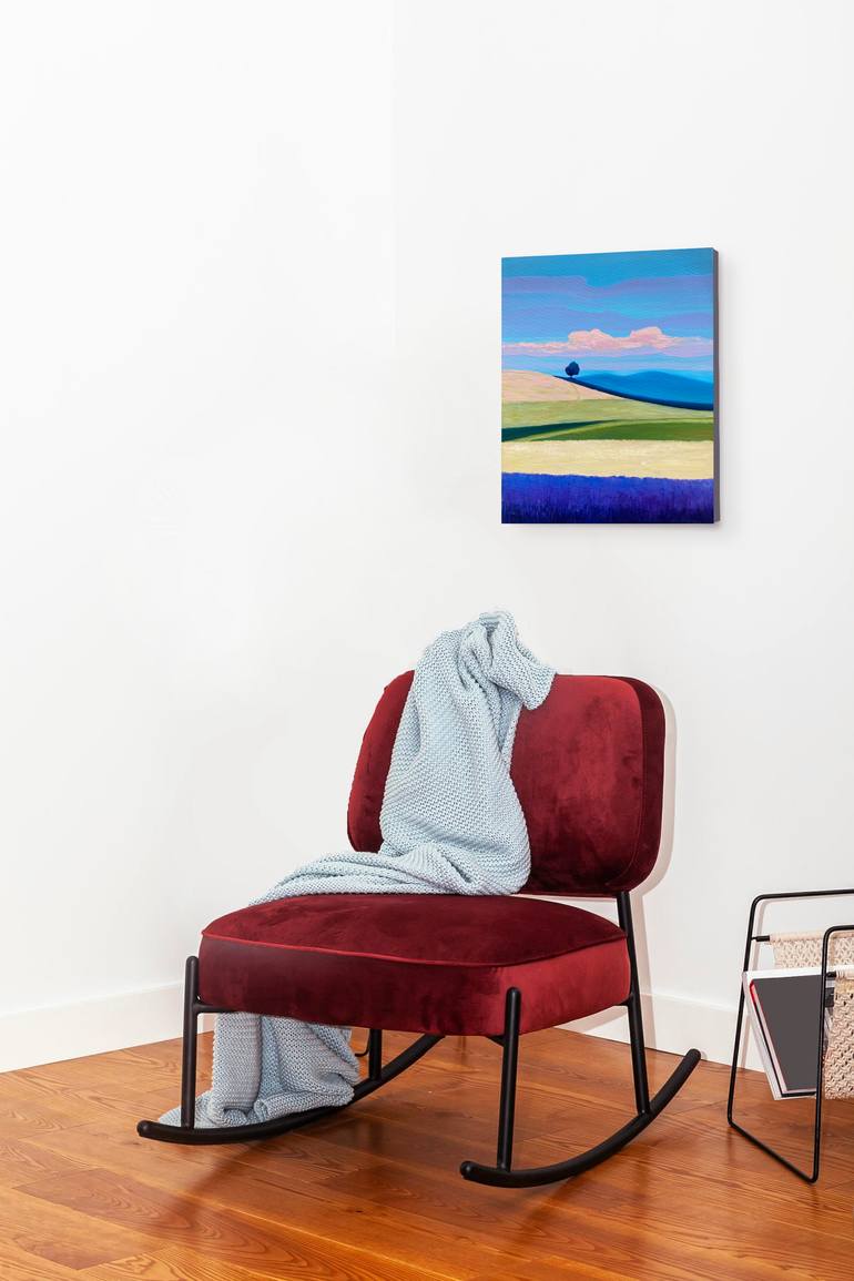 Original Abstract Landscape Painting by Olga Gamy