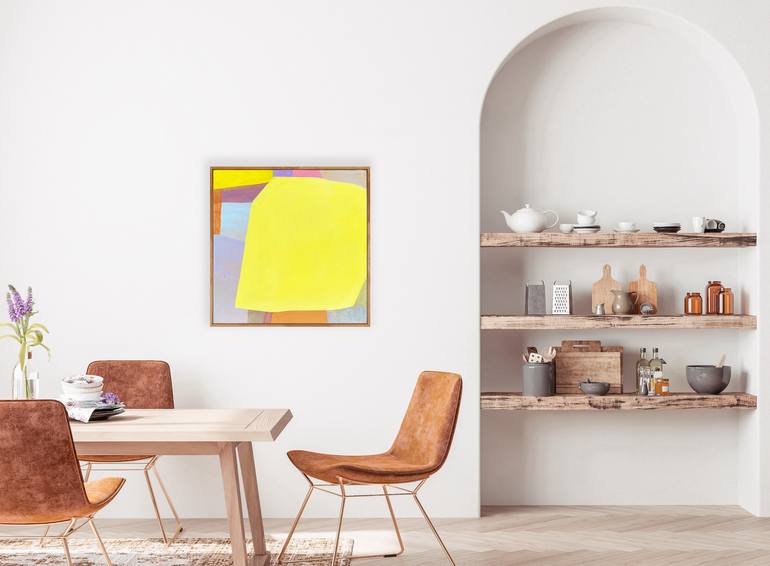 Original Abstract Expressionism Abstract Painting by Olga Gamy