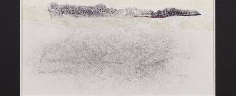 Original Abstract Landscape Collage by Louise Hetu