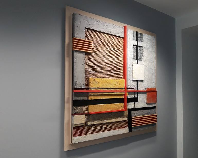 Original Abstract Geometric Sculpture by Daniela Tsonkova
