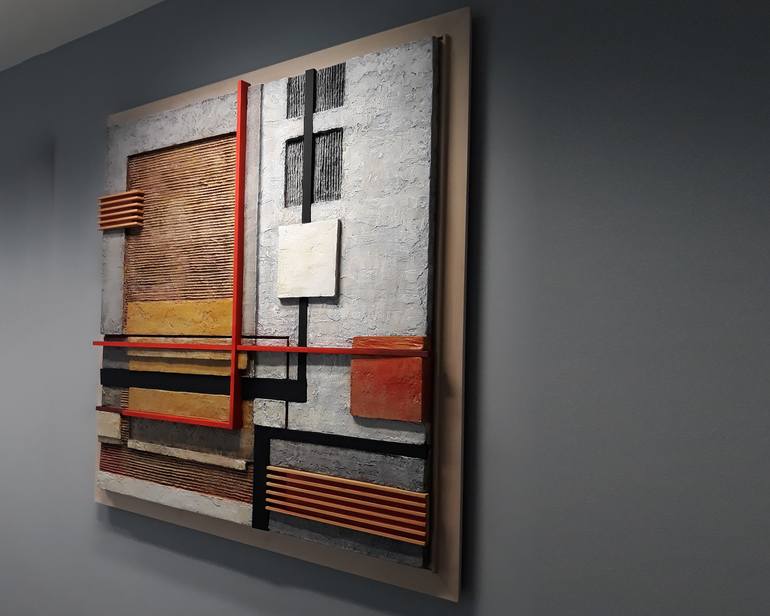 Original Abstract Geometric Sculpture by Daniela Tsonkova
