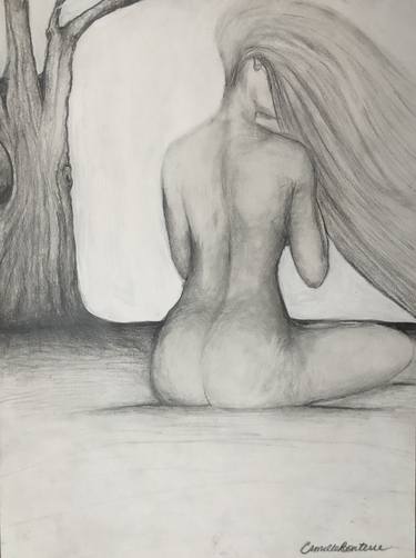 Print of Nude Drawings by Drawings and Paintings by Camille Bonterre