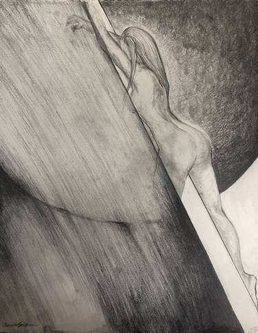 Original Nude Drawings by Drawings and Paintings by Camille Bonterre