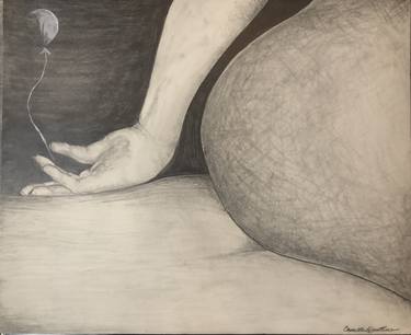 Original Nude Drawings by Drawings and Paintings by Camille Bonterre