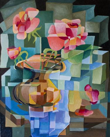 Print of Geometric Paintings by Anna Berezina