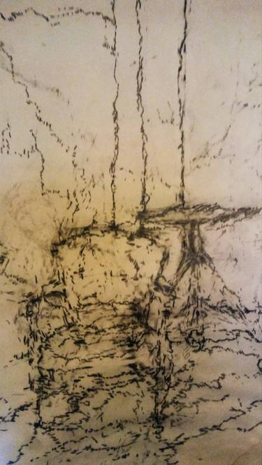 Original Abstract Interiors Drawings by K G White