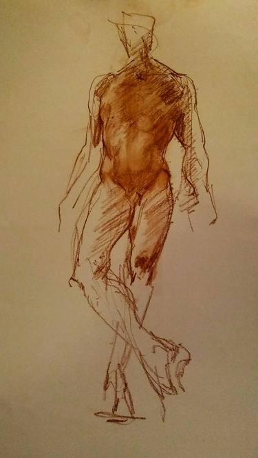 Original Conceptual Nude Drawings by K G White