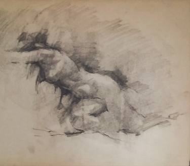 Original Conceptual Nude Drawings by K G White