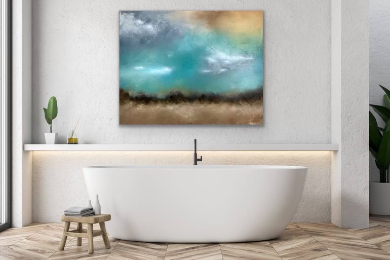 Original Abstract Landscape Painting by Jonesy Artwork