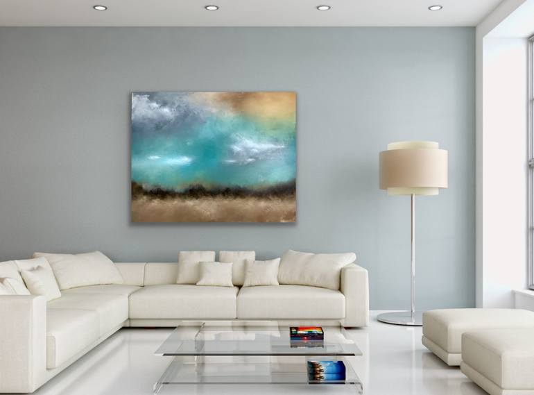 Original Abstract Landscape Painting by Jonesy Artwork