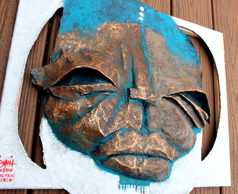 Original Abstract Music Painting by Nasrin Sheykhi